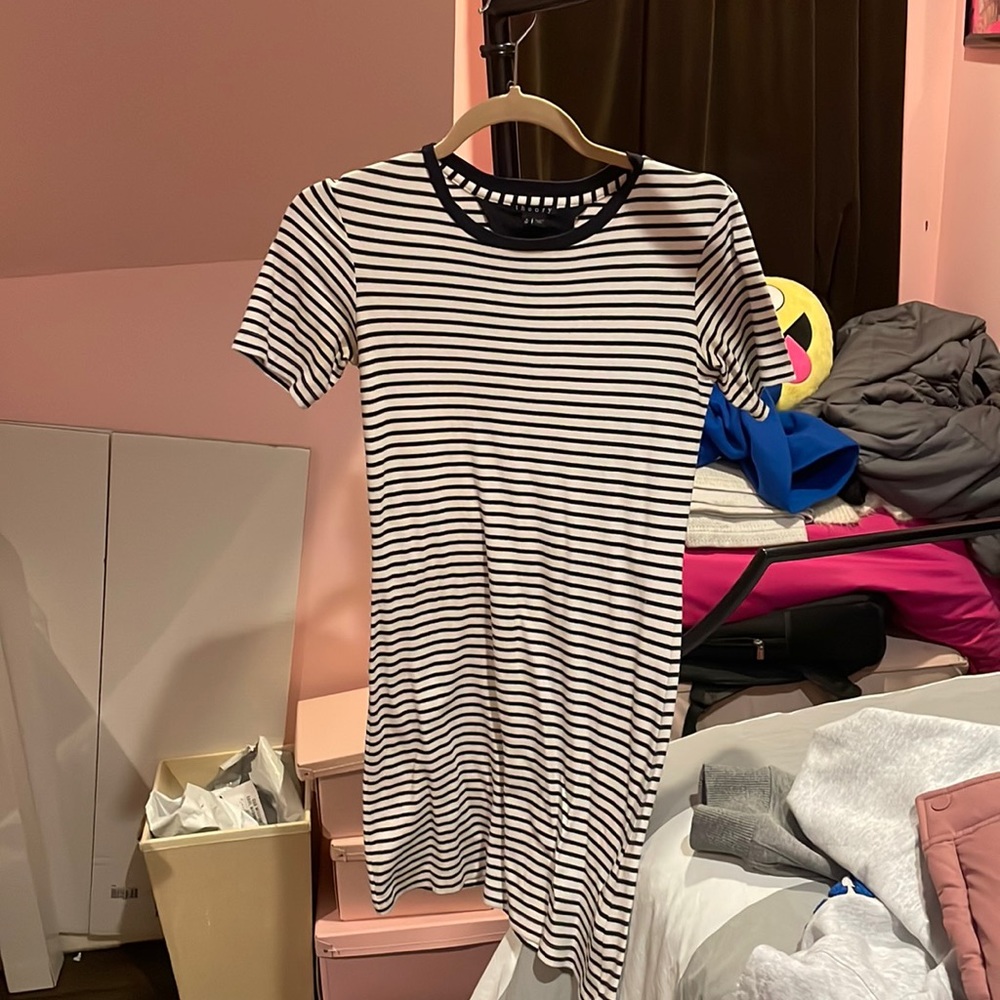 Theory striped dress!